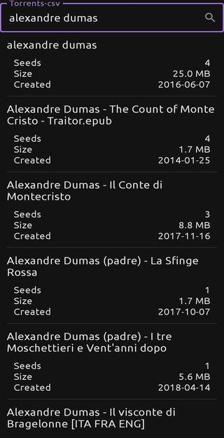 Torrents-csv-android screenshot