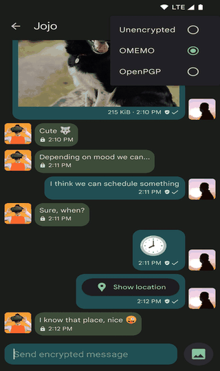 Conversations screenshot