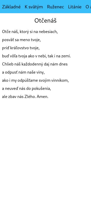 Prayer Book screenshot