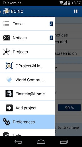 BOINC screenshot