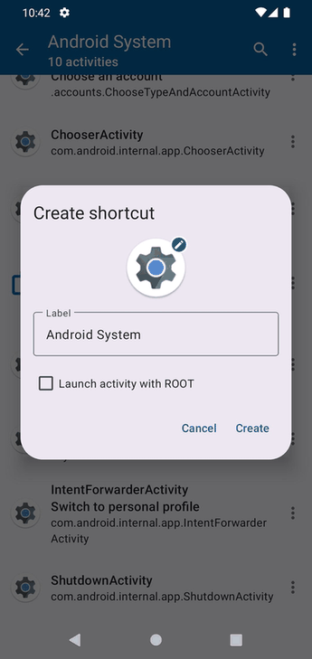 Activity Manager screenshot