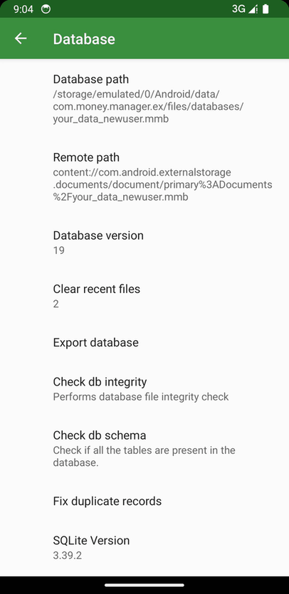 Money Manager Ex screenshot