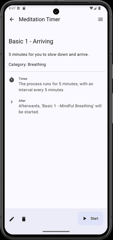 Meditation Timer screenshot