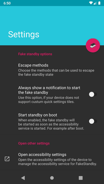 FakeStandby screenshot