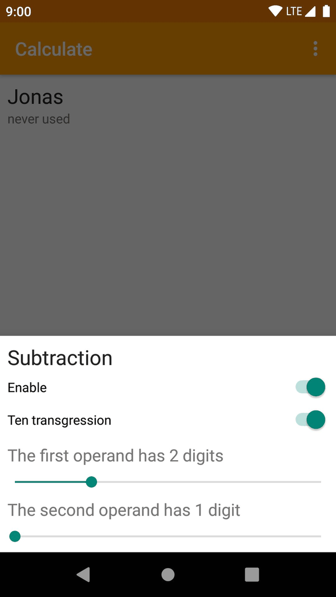 Calculate screenshot