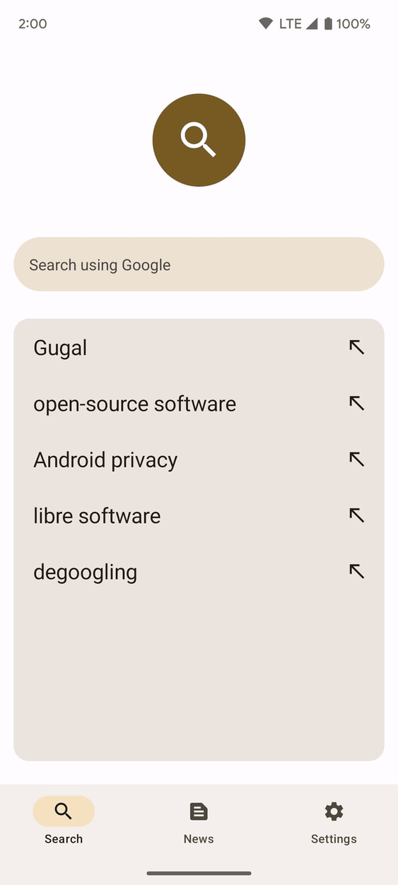 Gugal screenshot