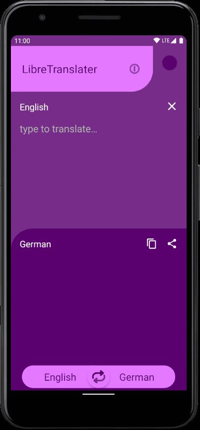 LibreTranslator screenshot