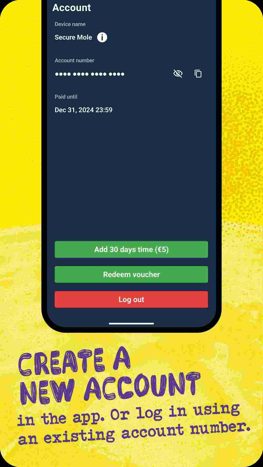 Mullvad VPN: privacy is a universal right screenshot