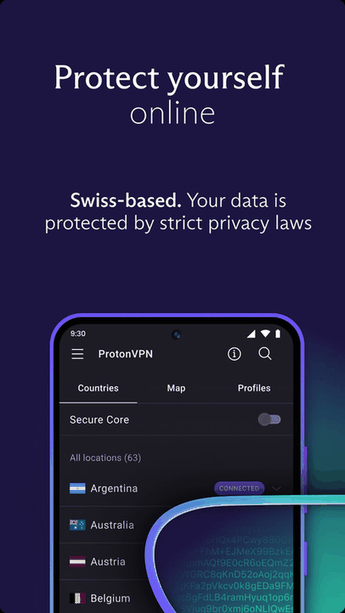 ProtonVPN screenshot