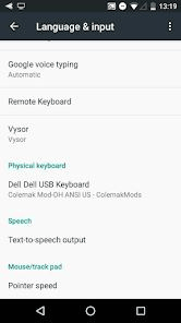 Colemak Mod-DH Keyboard screenshot