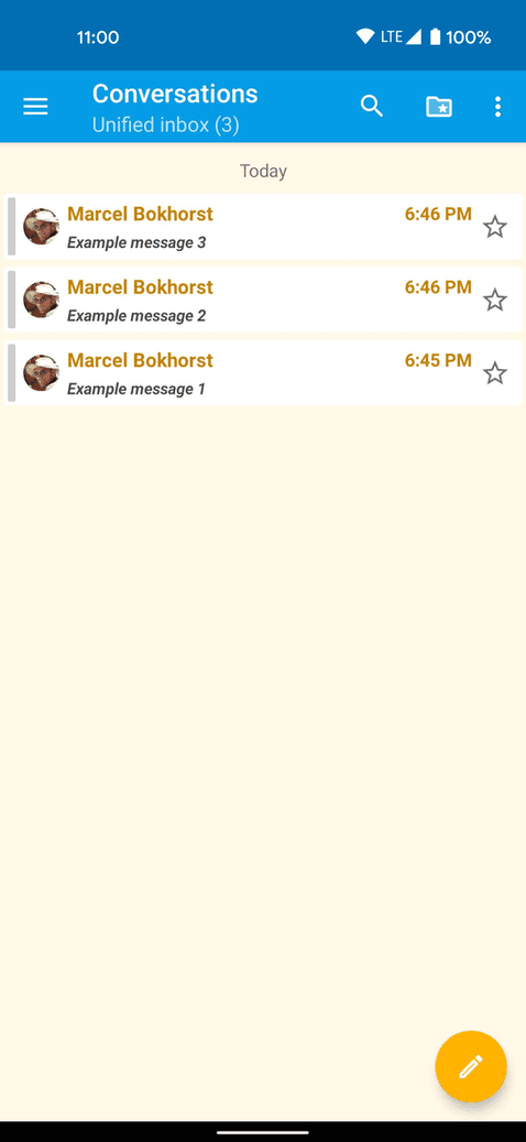 FairEmail screenshot