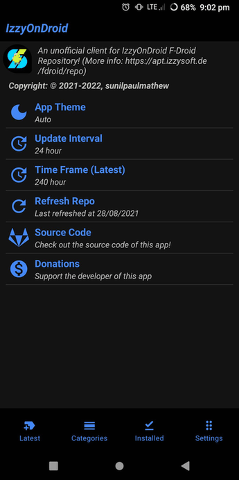 IzzyOnDroid screenshot