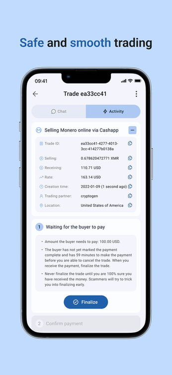 LocalMonero: buy XMR privately screenshot