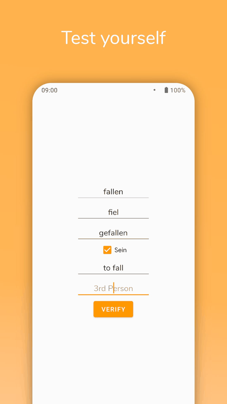 Starke Verben screenshot