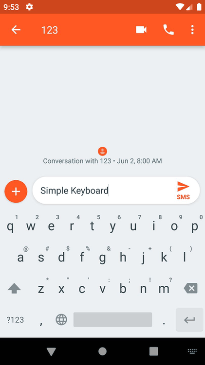 Simple Keyboard screenshot