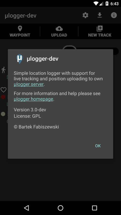 μlogger screenshot