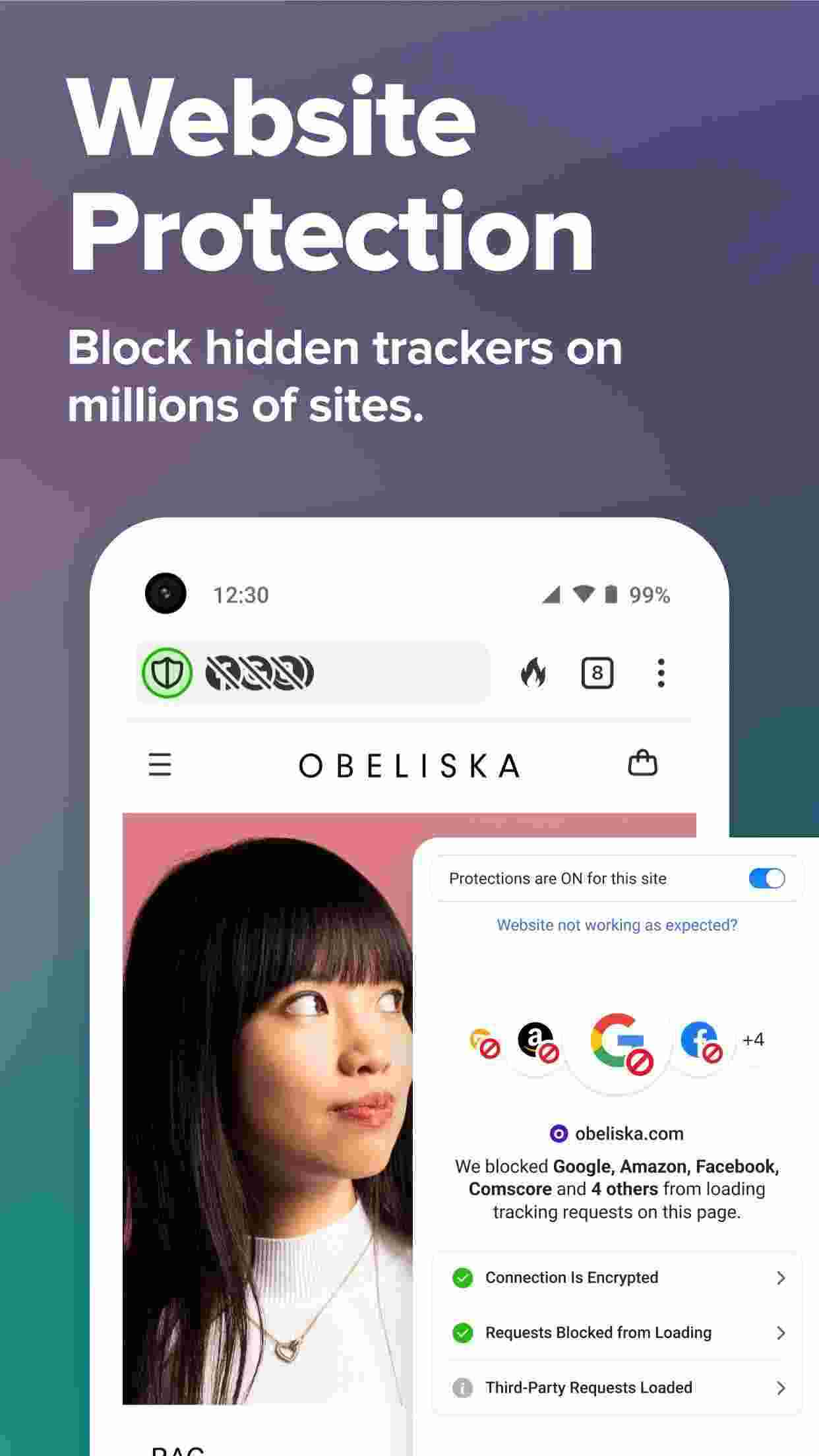 DuckDuckGo Privacy Browser screenshot