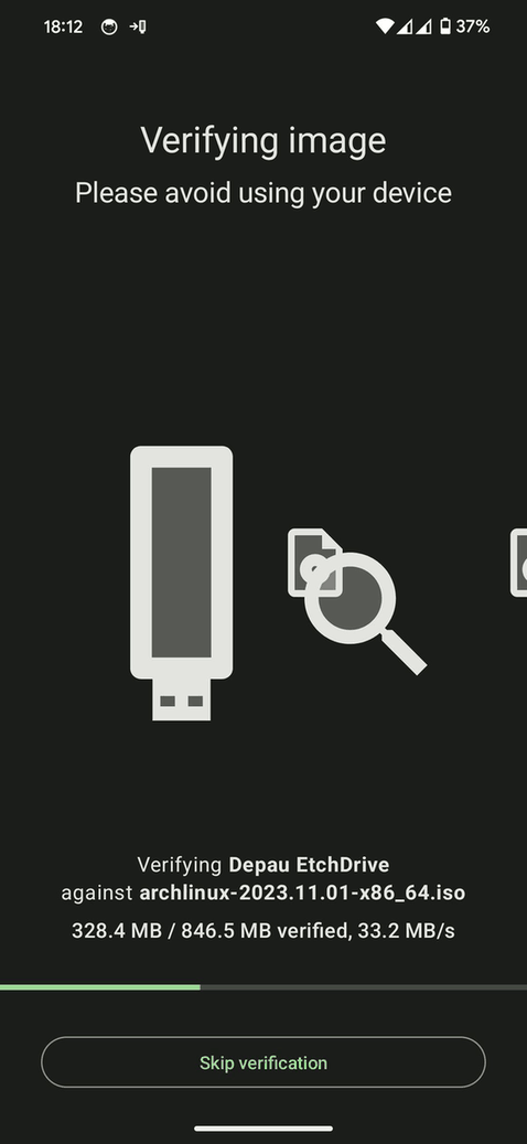 EtchDroid ISO to USB Writer screenshot