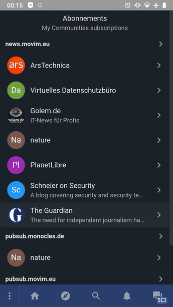 monocles social screenshot