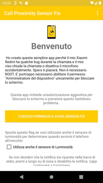 ProximitySensorFix screenshot