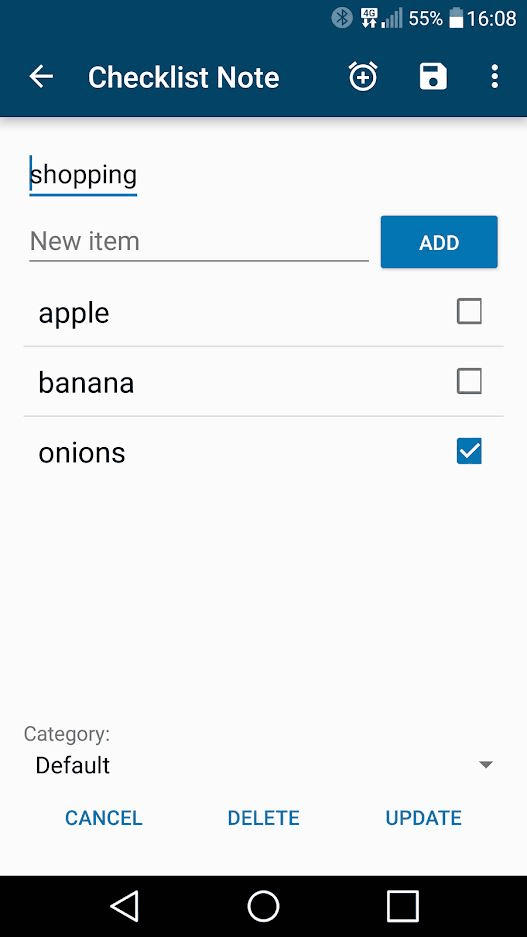 Notes (PFA) screenshot