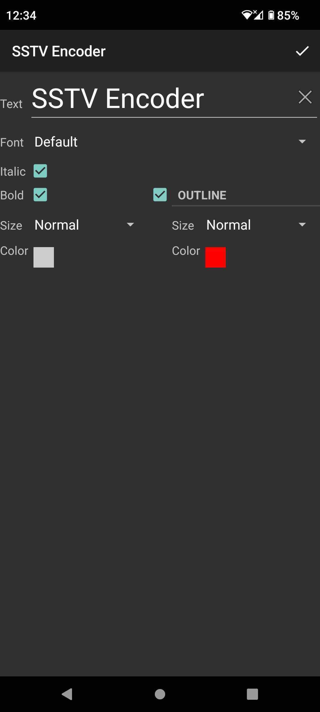 SSTV Encoder  screenshot