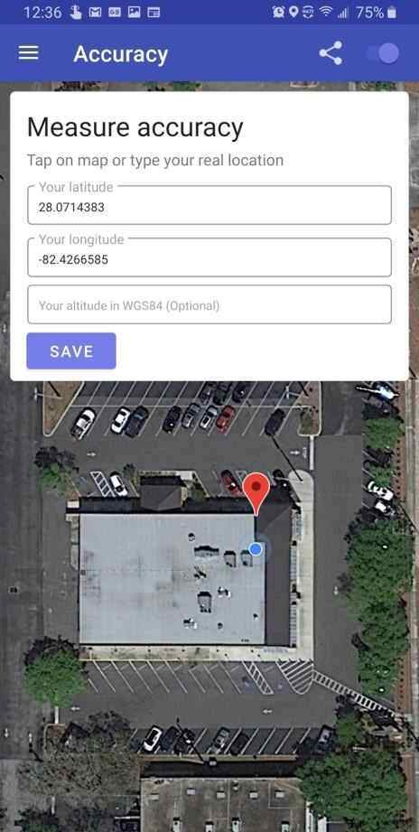 GPSTest screenshot