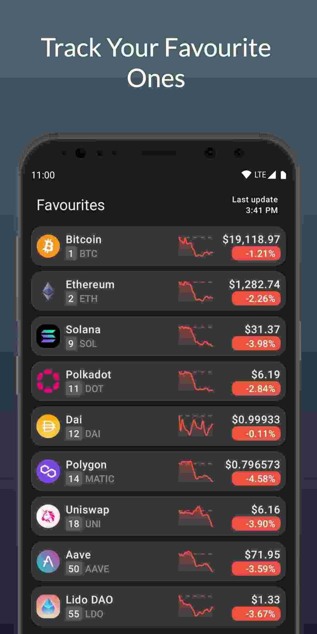 CoinTrend: Private Crypto Tracker screenshot