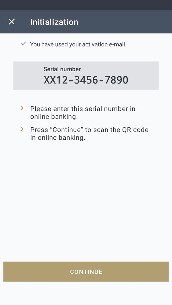 Varengold activeTAN screenshot