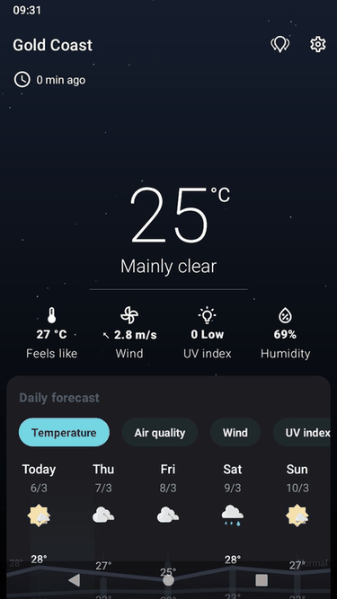 Breezy Weather screenshot