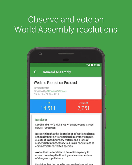 Stately for NationStates screenshot