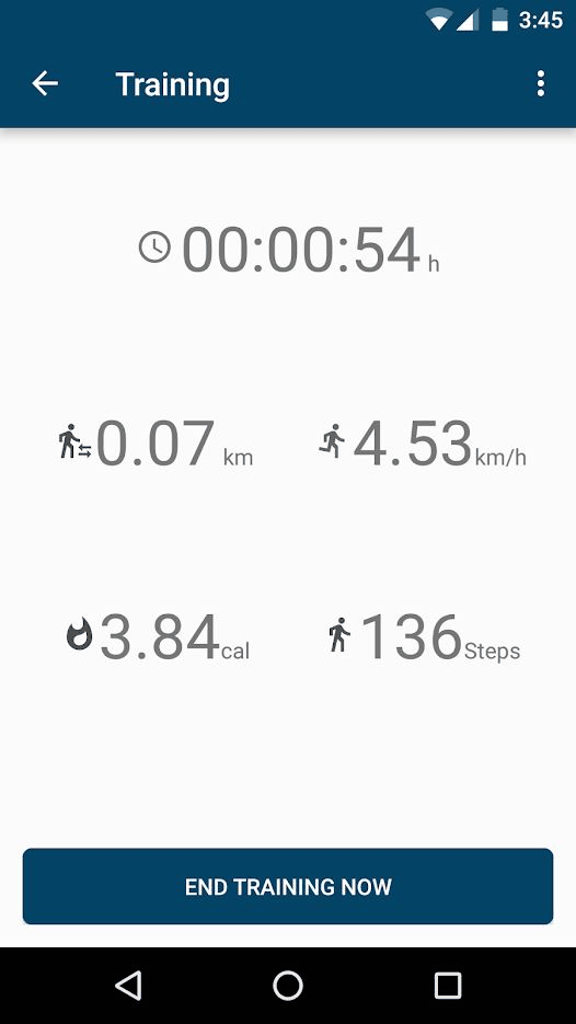 Pedometer (PFA) screenshot