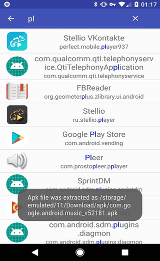 Apk Extractor screenshot