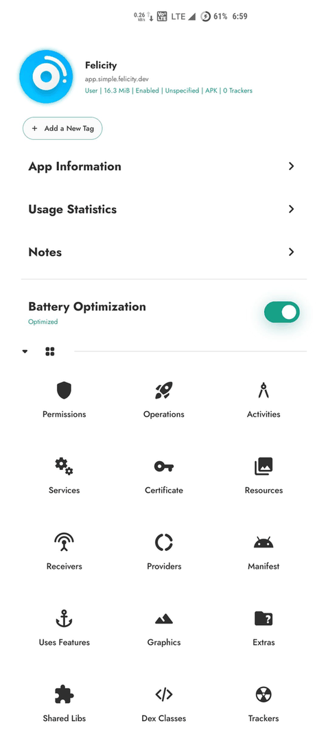 Inure App Manager (Trial) screenshot