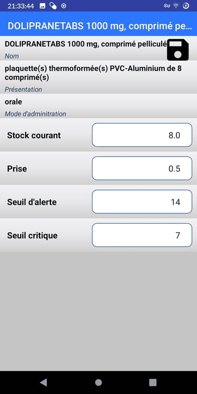 Pilldroid screenshot