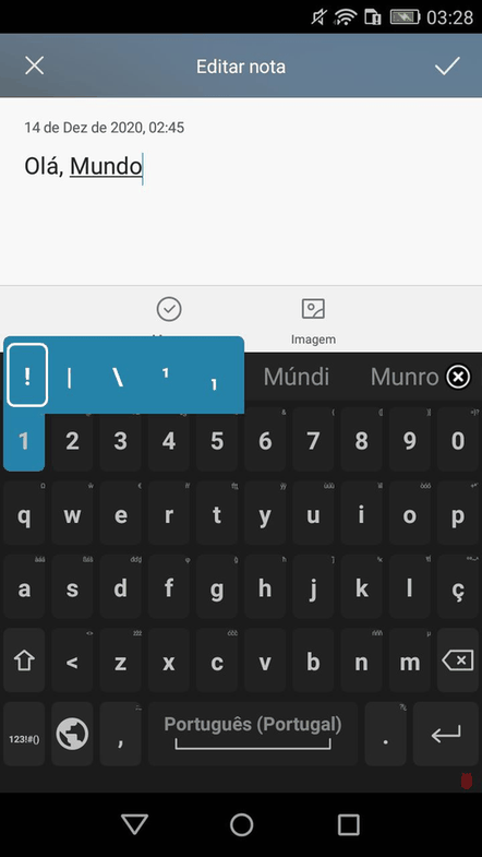 Brazilian Portuguese for AnySoftKeyboard screenshot