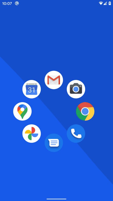 Pie Launcher screenshot