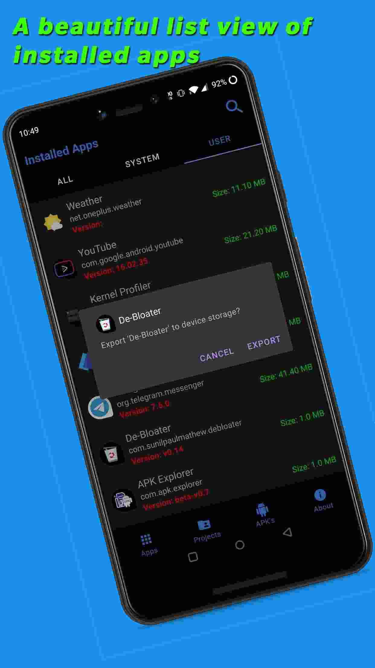 APK Explorer Editor screenshot