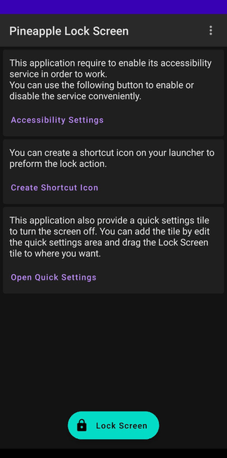 Pineapple Lock Screen (OSS) screenshot