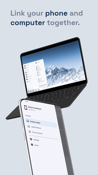 Zorin Connect screenshot