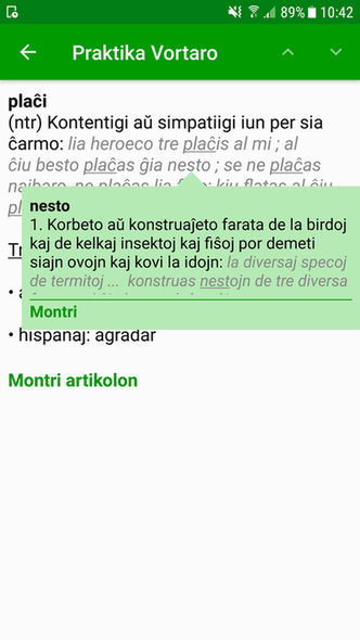 Praktika Vortaro screenshot