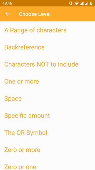 Regex Crossword screenshot