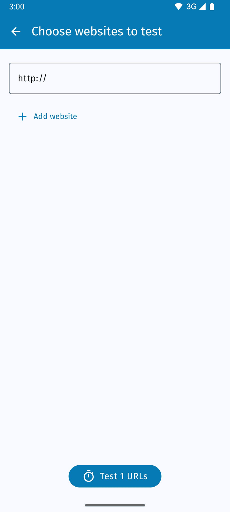 OONI Probe screenshot