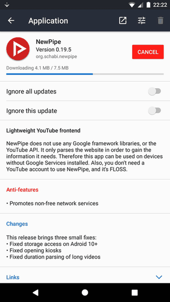 Foxy Droid screenshot