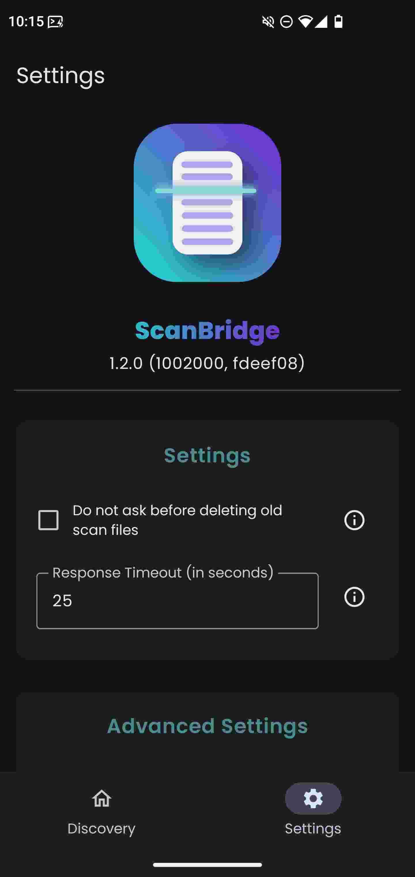 ScanBridge screenshot