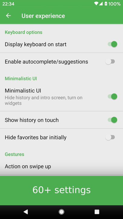 KISS Launcher screenshot