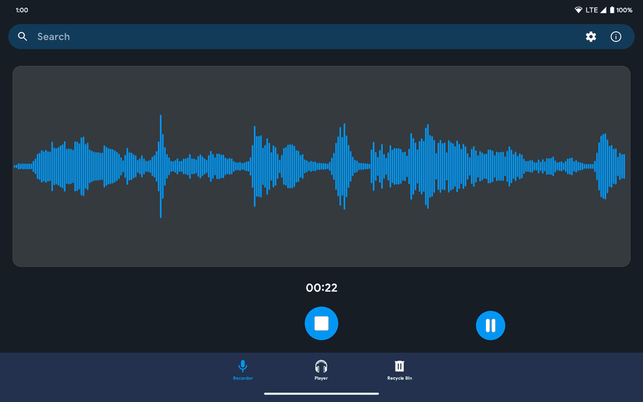 Fossify Voice Recorder screenshot