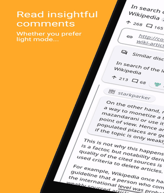 Glider for Hacker News screenshot