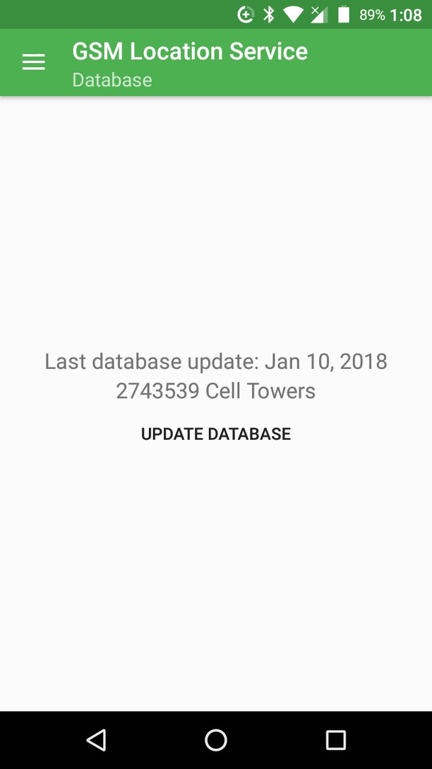 Local GSM Location screenshot