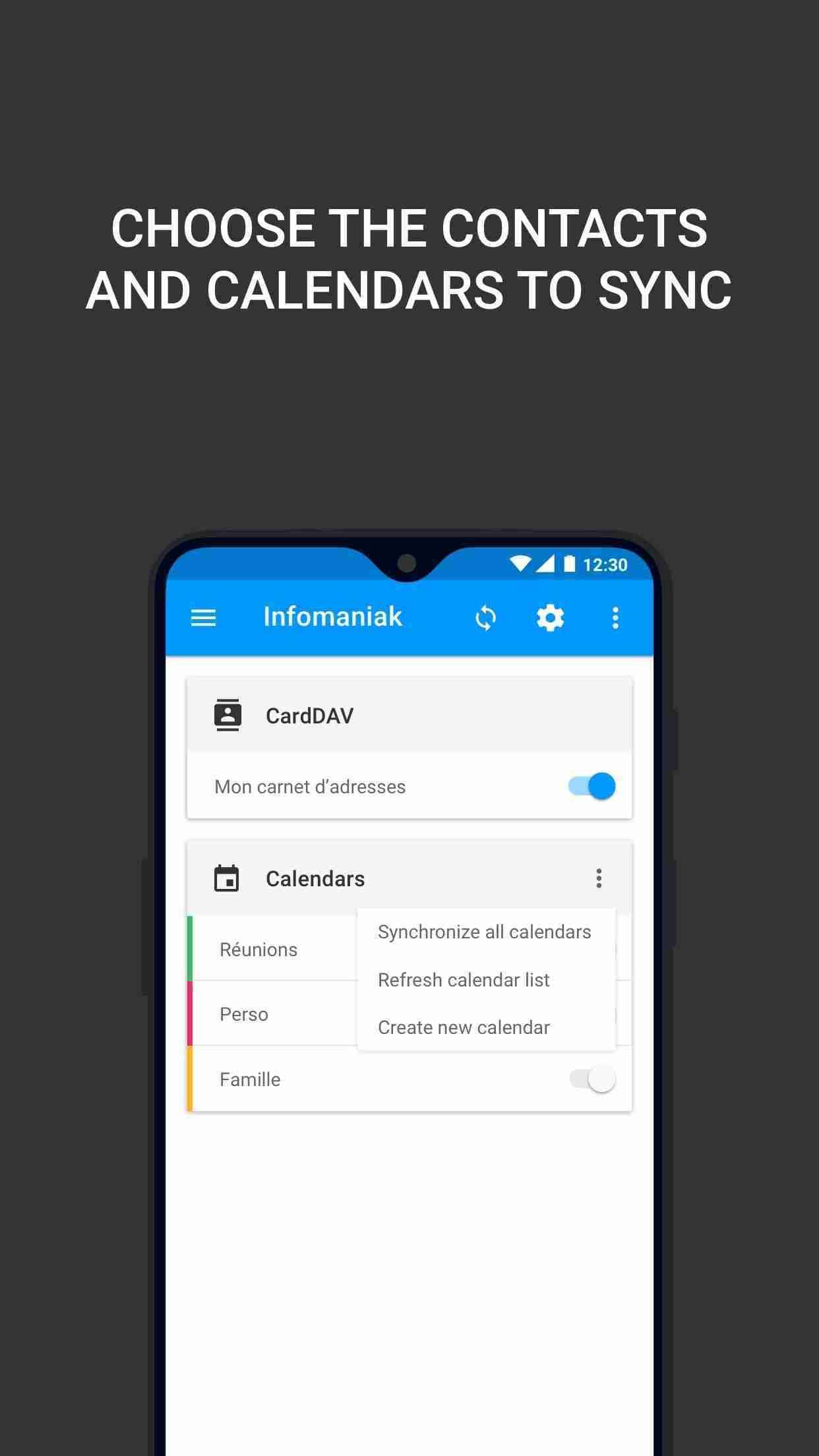 Infomaniak kSync screenshot